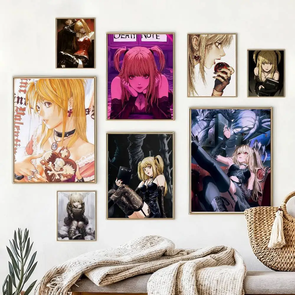 M-Misa D-DEATH N-NOTE A-Amane Poster High Quality Dorm Living Room Aesthetic Wall Decoration Painting Stickers Gift
M-Misa D-DEATH N-NOTE A-Amane Poster High Quality Dorm Living Room Aesthetic Wall Decoration Painting Stickers Gift