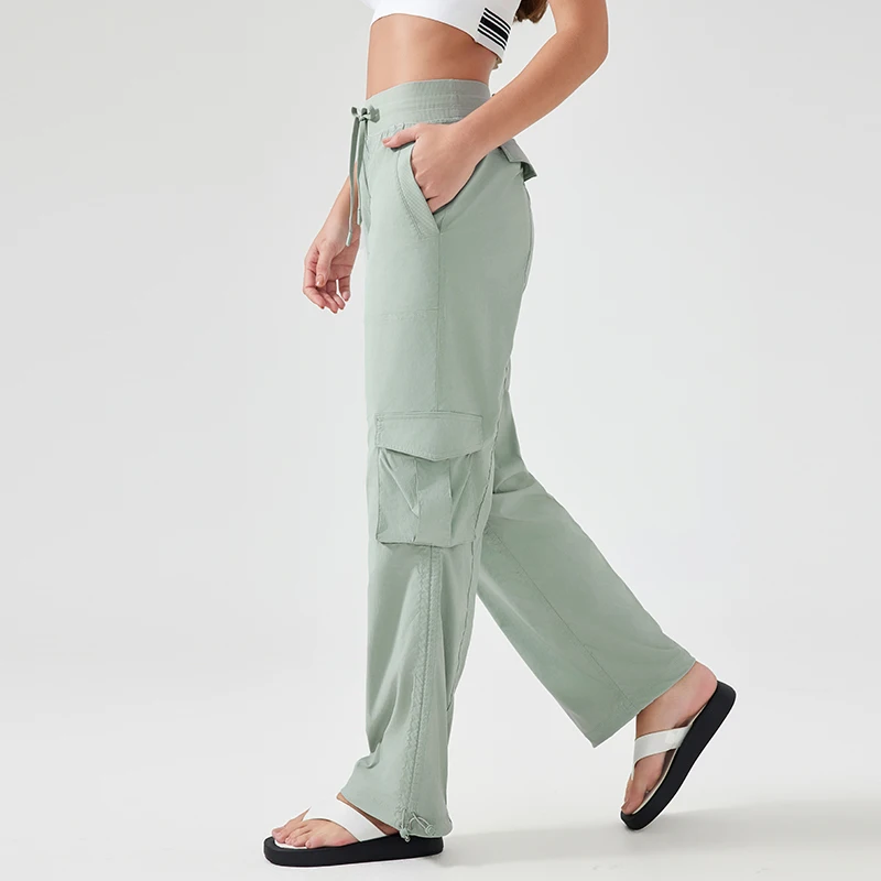 Women Outdoor Long Sports Pants, Lightweight Fitness, Multi Pockets, Wide Leg Cargo Casual Workout Pants
Women Outdoor Long Sports Pants, Lightweight Fitness, Multi Pockets, Wide Leg Cargo Casual Workout Pants