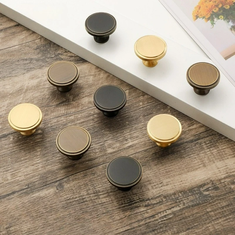 French Brass Single Hole Handle Wardrobe Cabinet Door Drawer Handle
French Brass Single Hole Handle Wardrobe Cabinet Door Drawer Handle