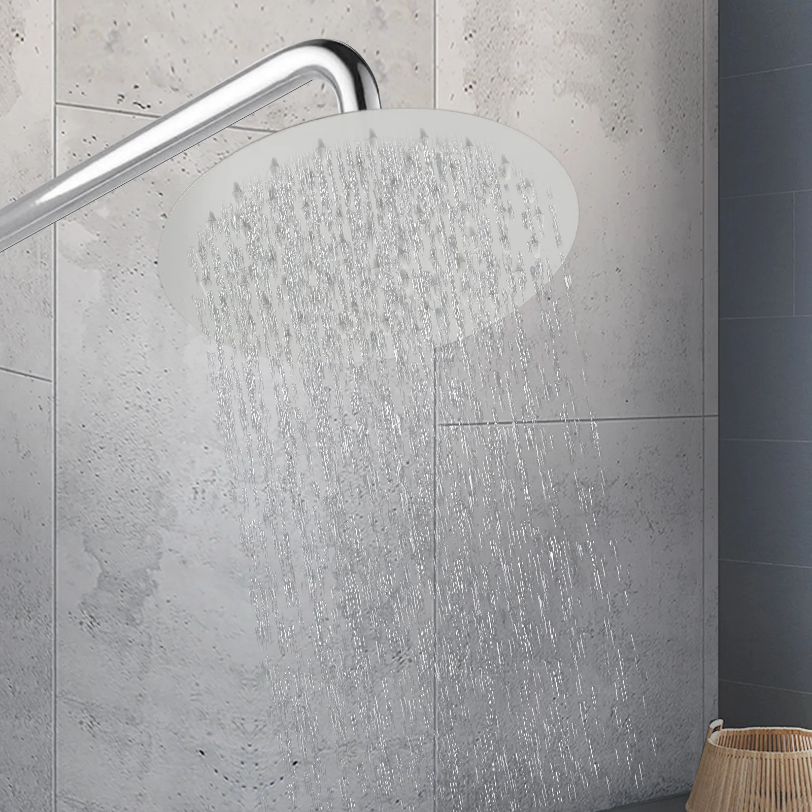 Fashion New Useful Shower Head Chrome Overhead Rainfall Round Silver Square Stainless Steel 8" Ease of use Large
Fashion New Useful Shower Head Chrome Overhead Rainfall Round Silver Square Stainless Steel 8" Ease of use Large