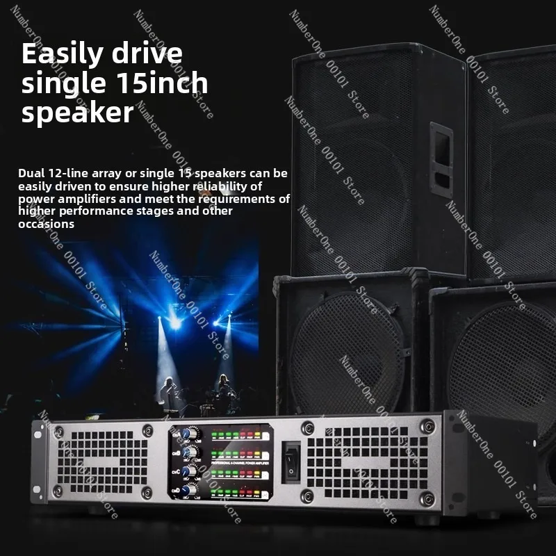 New 1U Digital Power Amplifier, Professional Stage KTV Home Use with CA Dual Audio
New 1U Digital Power Amplifier, Professional Stage KTV Home Use with CA Dual Audio