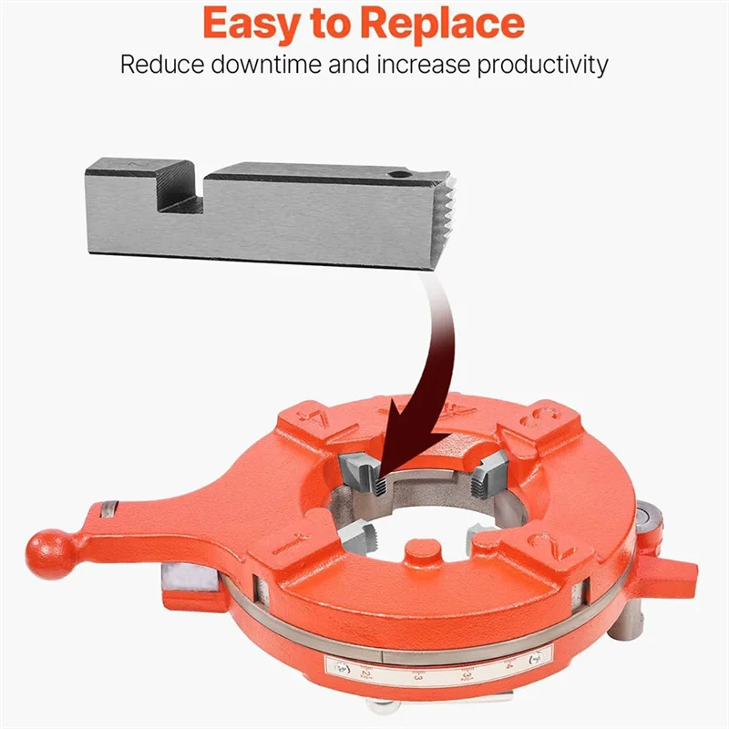 THIVN-Threading Machine Dies 1/2"-3/4" NPT Pipe Dies, Right-Handed HSS Pipe Threading Dies Fit Pipe Threading Machines
THIVN-Threading Machine Dies 1/2"-3/4" NPT Pipe Dies, Right-Handed HSS Pipe Threading Dies Fit Pipe Threading Machines