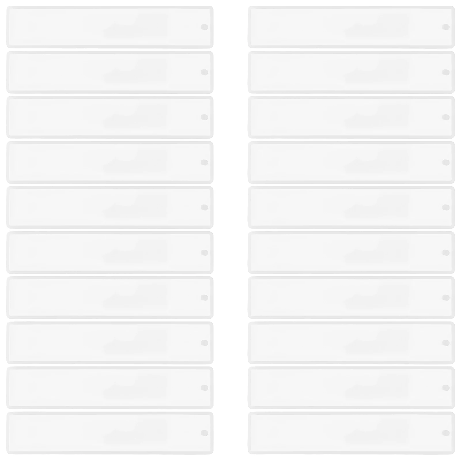 20 Pcs Bookmark Mold Rectangle Molds Silicone Resin Epoxy Casting for DIY Crystal Kit
20 Pcs Bookmark Mold Rectangle Molds Silicone Resin Epoxy Casting for DIY Crystal Kit