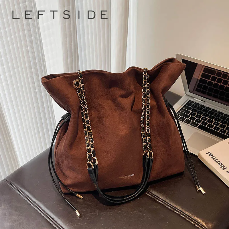 LEFTSIDE Retro Small PU Leather Shoulder Bags for Women Chain Crossbody Bag 2025 Winter Luxury Designer New Purses and Handbags 
LEFTSIDE Retro Small PU Leather Shoulder Bags for Women Chain Crossbody Bag 2025 Winter Luxury Designer New Purses and Handbags