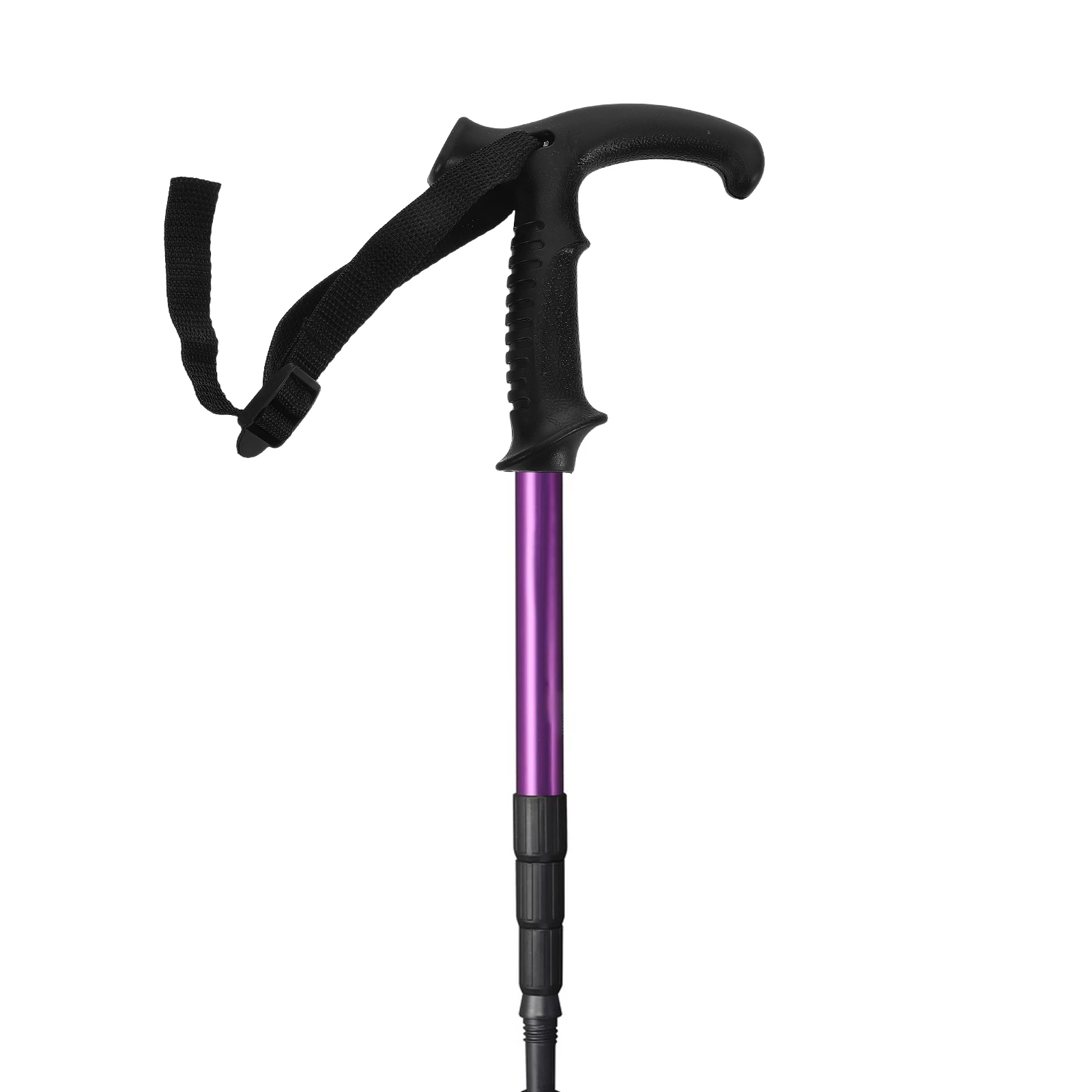 1PC Trekking Pole Handle Black T Shaped Ergonomic Design Adjustable Wrist Strap Stable Support Complex Terrains Easy
1PC Trekking Pole Handle Black T Shaped Ergonomic Design Adjustable Wrist Strap Stable Support Complex Terrains Easy