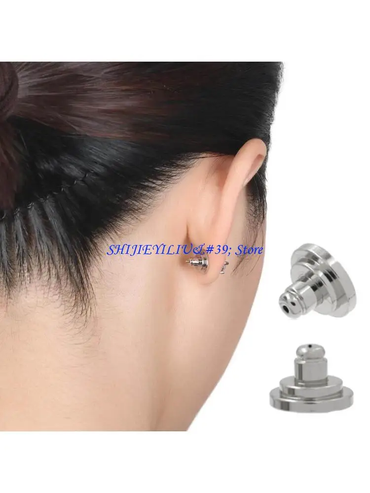 E21F 4Pcs Earring Backs Locking Backings Versatile Earrings Ornament Back Clips
E21F 4Pcs Earring Backs Locking Backings Versatile Earrings Ornament Back Clips