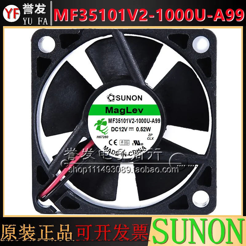 NEW ORIGINAL MF35101V2-1000U-A99 12V 0.52W 3510 35x35x10mm COOLING FAN RADIATOR
NEW ORIGINAL MF35101V2-1000U-A99 12V 0.52W 3510 35x35x10mm COOLING FAN RADIATOR