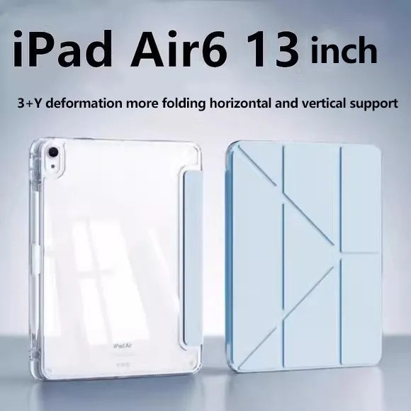 Прозрачный чехол для планшета для iPad Mini 2024 Mini 7 A17 Pro Mini6, многократный чехол с кронштейном и слотом для ручки
Прозрачный чехол для планшета для iPad Mini 2024 Mini 7 A17 Pro Mini6, многократный чехол с кронштейном и слотом для ручки