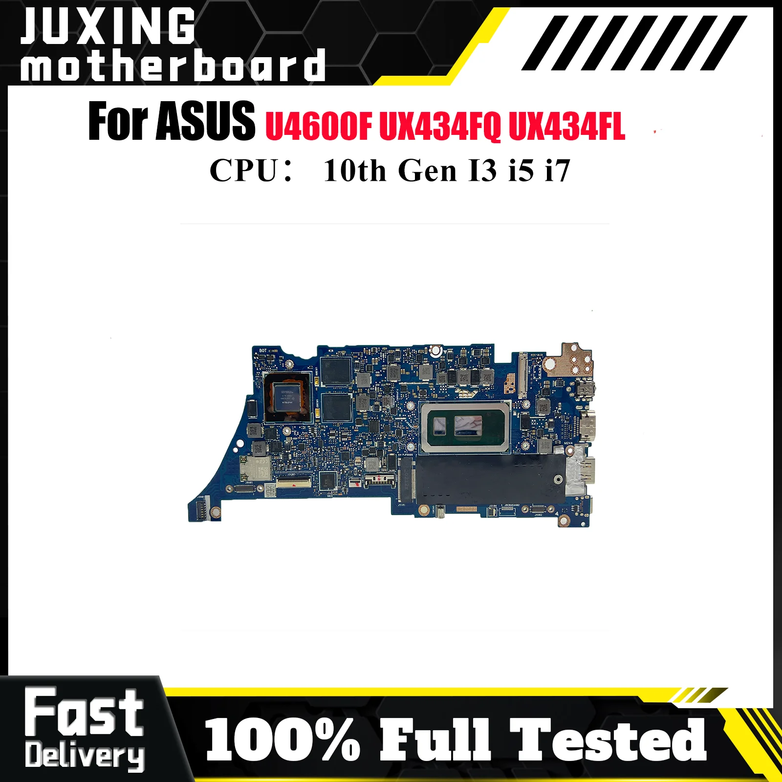 UX434FQ Laptop Motherboard For ASUS ZenBook U4600F UX434FL UX434F Notebook Mainboard With 10th Gen I3 i5 i7 100% tests OK stk
UX434FQ Laptop Motherboard For ASUS ZenBook U4600F UX434FL UX434F Notebook Mainboard With 10th Gen I3 i5 i7 100% tests OK stk