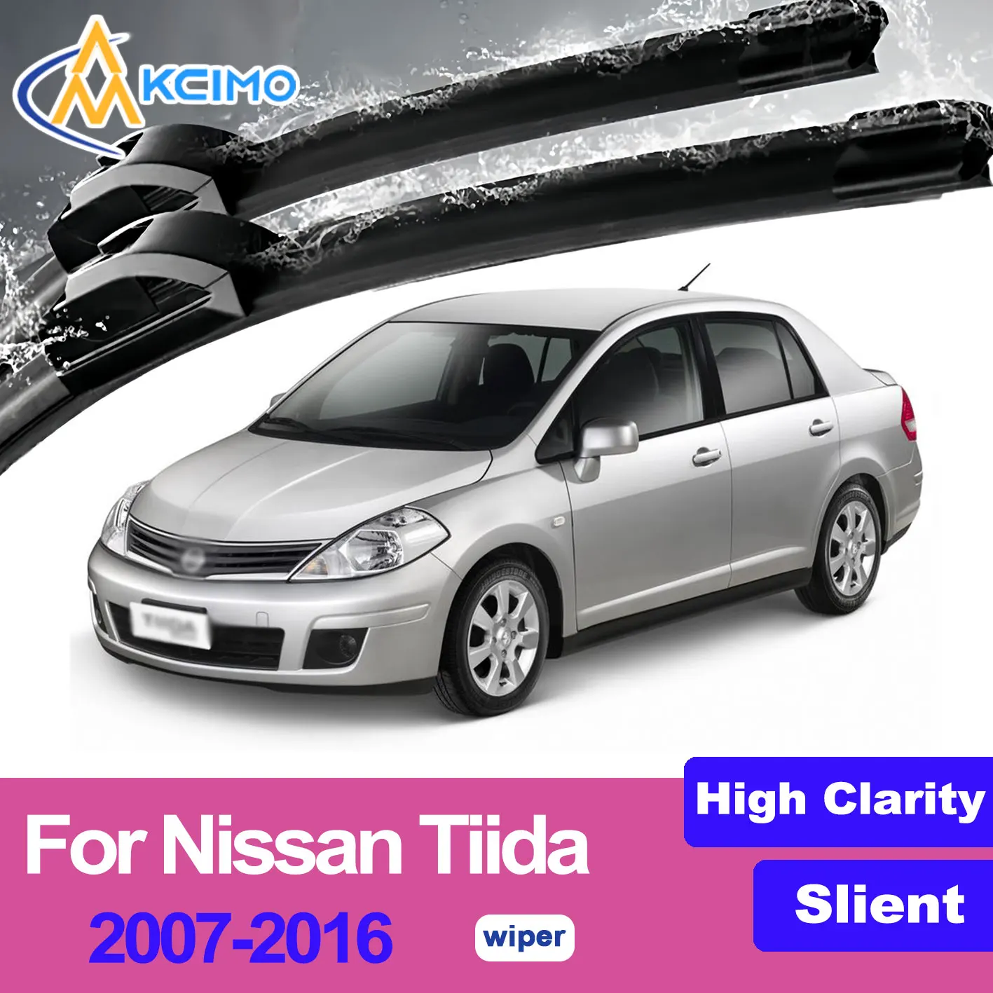 For Nissan Tiida 2007-2016 Clean Windshield Model Y Wiper Blades 2pcs Windscreen Window Car Accessories
For Nissan Tiida 2007-2016 Clean Windshield Model Y Wiper Blades 2pcs Windscreen Window Car Accessories
