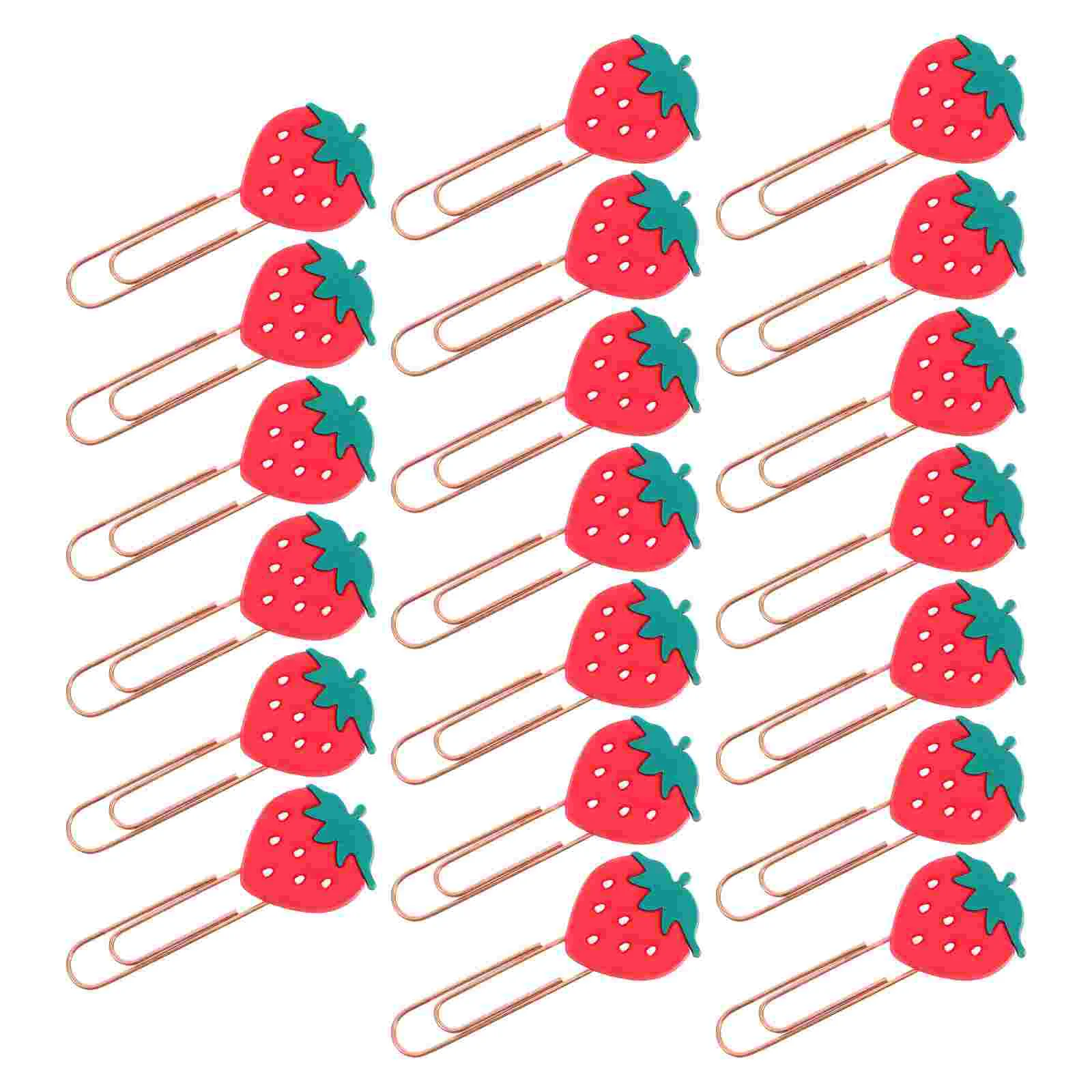 20 Pcs Fruit Paper Clip Colored Clips Small Key Lovely File Large Organization Creative Shaped Child Student
20 Pcs Fruit Paper Clip Colored Clips Small Key Lovely File Large Organization Creative Shaped Child Student