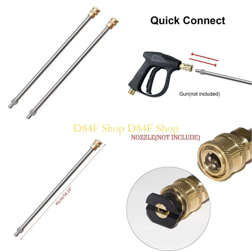 D84F High Pressure Telescoping Washer Extension Wand with 1/4 Inch Quick for Roof Fence Window Washing
D84F High Pressure Telescoping Washer Extension Wand with 1/4 Inch Quick for Roof Fence Window Washing