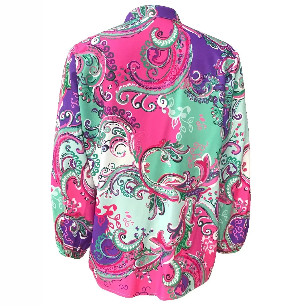 Летняя коллекция 2025: новая европейская и американская женская одежда, модная рубашка с принтом, кардиган, свободная рубашка с принтом.
Летняя коллекция 2025: новая европейская и американская женская одежда, модная рубашка с принтом, кардиган, свободная рубашка с принтом.