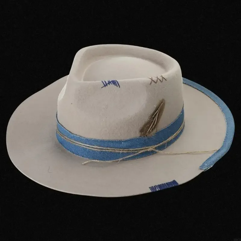 M6CD Unisex Cowboy Hat Masquerades Party Fedoras Hat RolePlaying Party Dress Up Hat
M6CD Unisex Cowboy Hat Masquerades Party Fedoras Hat RolePlaying Party Dress Up Hat