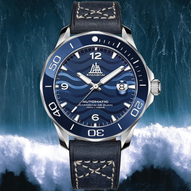 Shanghai Men Watch Luminous Dive Watch Navigator Collection Automatic Mechanical Watch Calendar Sapphire Waterproof Watch Reloj
Shanghai Men Watch Luminous Dive Watch Navigator Collection Automatic Mechanical Watch Calendar Sapphire Waterproof Watch Reloj