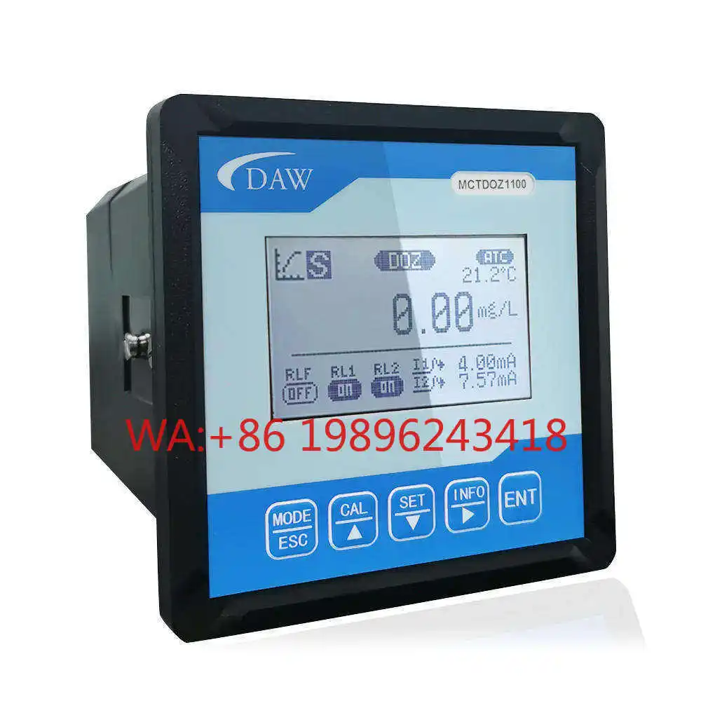 SHUIAO High Quality Pure Water Treatment System Water Ozone Analyzer Controller Online Dissolved Ozone Monitor for Treatment
SHUIAO High Quality Pure Water Treatment System Water Ozone Analyzer Controller Online Dissolved Ozone Monitor for Treatment