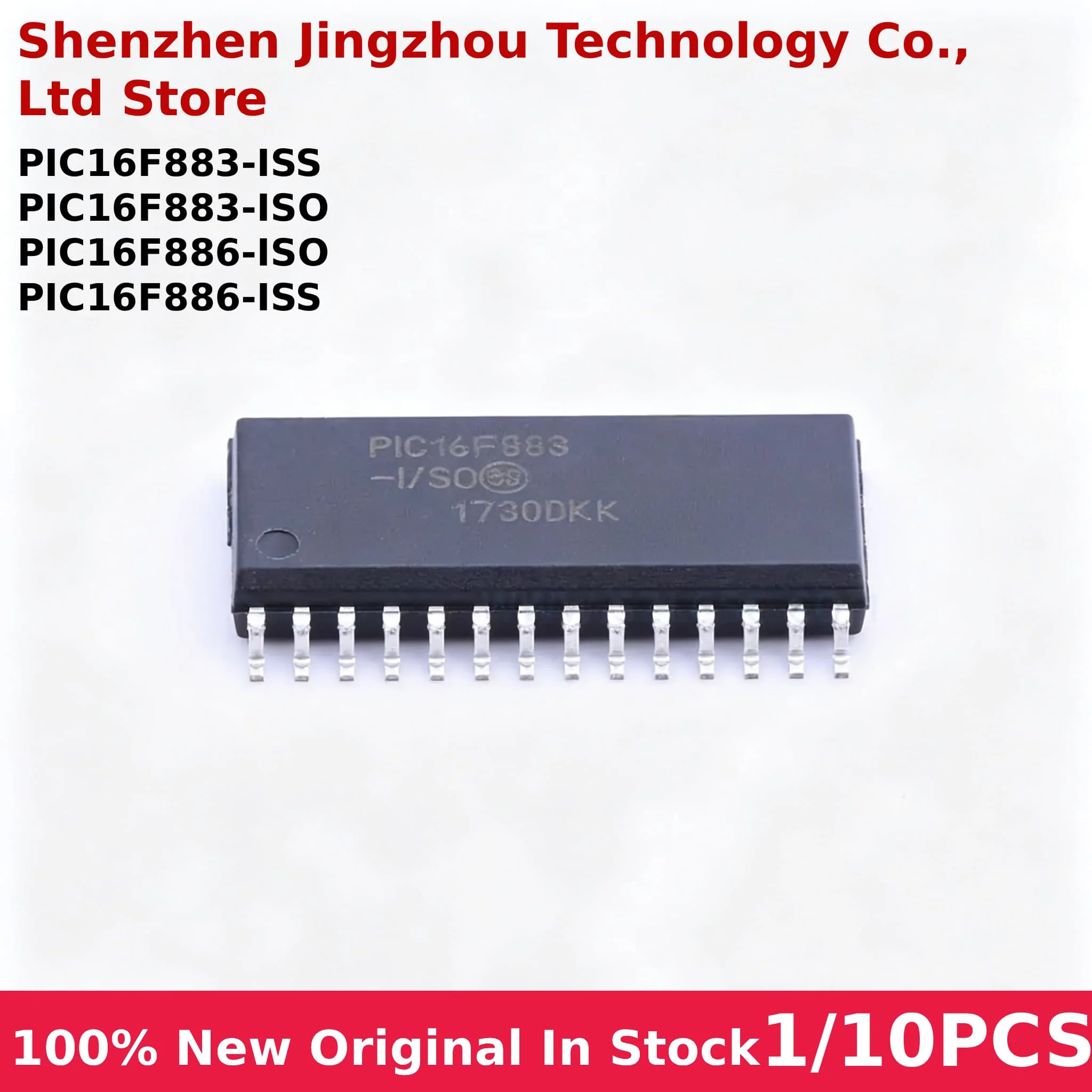 100% New (1/10PCS) PIC16F886-I/SS PIC16F886-I/SO PIC16F883-I/SS PIC16F883-I/SO PIC16F883 PIC16F886 I/SS I/SO sop-28
100% New (1/10PCS) PIC16F886-I/SS PIC16F886-I/SO PIC16F883-I/SS PIC16F883-I/SO PIC16F883 PIC16F886 I/SS I/SO sop-28