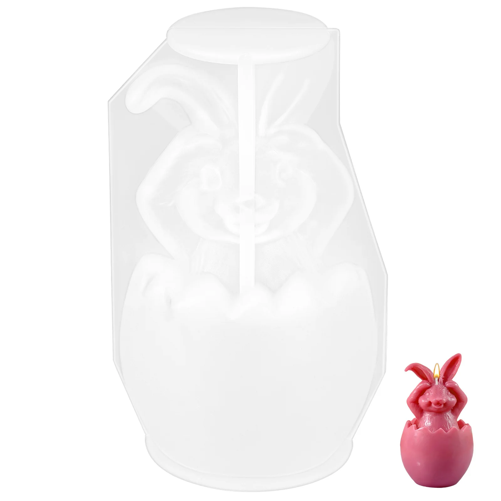 Easter Bunny Silicone Mold Rabbit Egg Shape DIY Crafts Resin Chocolate Casting Holder Hollow Creative Design Strong Material
Easter Bunny Silicone Mold Rabbit Egg Shape DIY Crafts Resin Chocolate Casting Holder Hollow Creative Design Strong Material