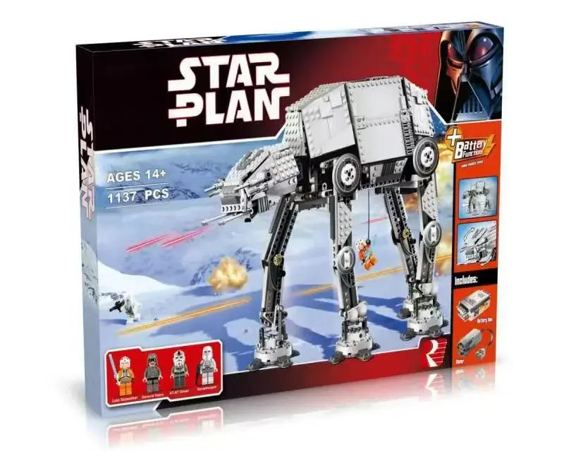 Hot Toys with Motor 1168 PCS Motorized 10178 Walking AT-AT Model Building Set Blocks Bricks Toys Children Gifts
Hot Toys with Motor 1168 PCS Motorized 10178 Walking AT-AT Model Building Set Blocks Bricks Toys Children Gifts