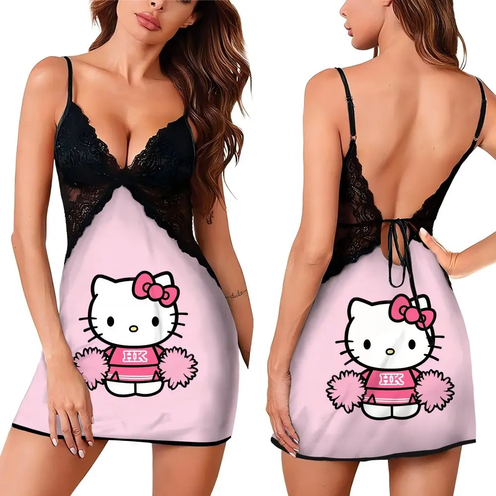2024 Summer Sleeveless Pajamas Disney Cartoon Pattern Summer New Hollow Lace Chic Design Sexy Romantic Slim Fit Ladies Pajamas
2024 Summer Sleeveless Pajamas Disney Cartoon Pattern Summer New Hollow Lace Chic Design Sexy Romantic Slim Fit Ladies Pajamas