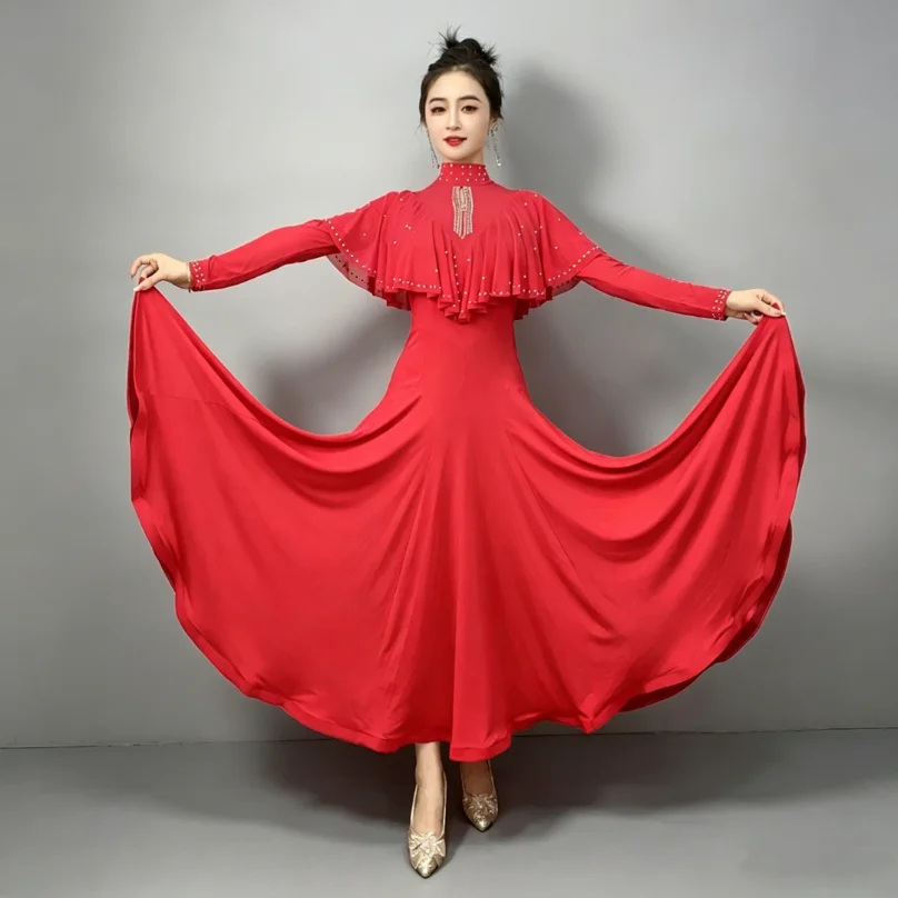2026 New Modern Dance Dress National Standard Waltz Friendship Big Swing Dress Professional Competition Performance Dress 7170
2026 New Modern Dance Dress National Standard Waltz Friendship Big Swing Dress Professional Competition Performance Dress 7170