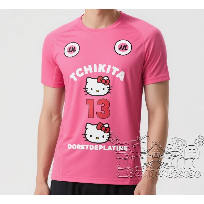 2025 Summer New Football and Table Tennis Sports Quick Drying Shirt Men's and Women's Parent Child 3D Printed Hello Cat T-shirt
2025 Summer New Football and Table Tennis Sports Quick Drying Shirt Men's and Women's Parent Child 3D Printed Hello Cat T-shirt