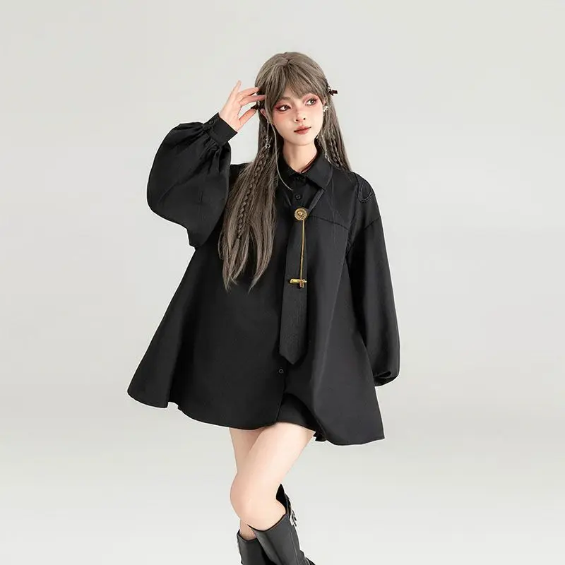 Maillard Heavy Industry Butterfly Embroidered Black Long Sleeve Shirt 2025 Spring Summer Breast Design Drop Puff Sleeve Top
Maillard Heavy Industry Butterfly Embroidered Black Long Sleeve Shirt 2025 Spring Summer Breast Design Drop Puff Sleeve Top