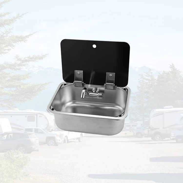 Factory direct supply RV parts sink with durable quality RV&marine square stainless steel sink caravan sink for camper van
Factory direct supply RV parts sink with durable quality RV&marine square stainless steel sink caravan sink for camper van