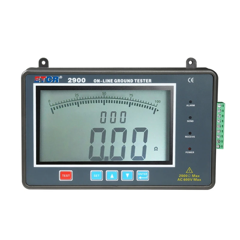 ETCR2900 Precision Three-Wire Measurement and Simple Two-Wire Measurement Contact type Earth Resistance On-line Detector
ETCR2900 Precision Three-Wire Measurement and Simple Two-Wire Measurement Contact type Earth Resistance On-line Detector
