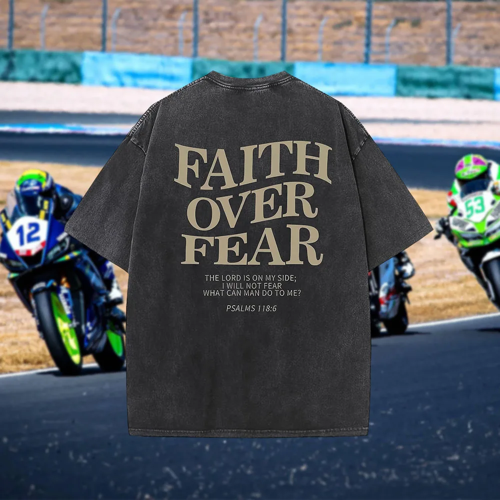 New Men's 100% Pure Cotton Washed Cotton T - Shirt Motorcycle Pattern Breathable Sweat-Absorbent Stylish Casual
New Men's 100% Pure Cotton Washed Cotton T - Shirt Motorcycle Pattern Breathable Sweat-Absorbent Stylish Casual