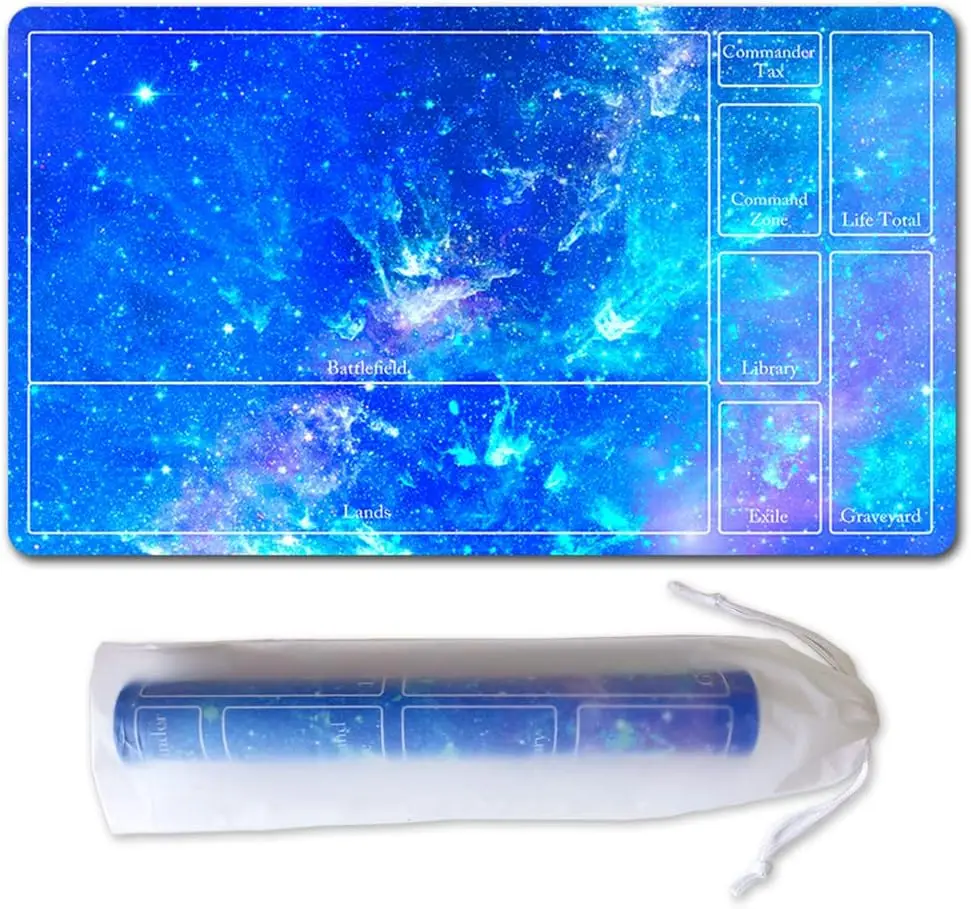 Starry Sky 14x24in MTG Playmat with MTG Zone Layout Compatible for EDH and Commander(sky2,Non-Stitched) 
Starry Sky 14x24in MTG Playmat with MTG Zone Layout Compatible for EDH and Commander(sky2,Non-Stitched)