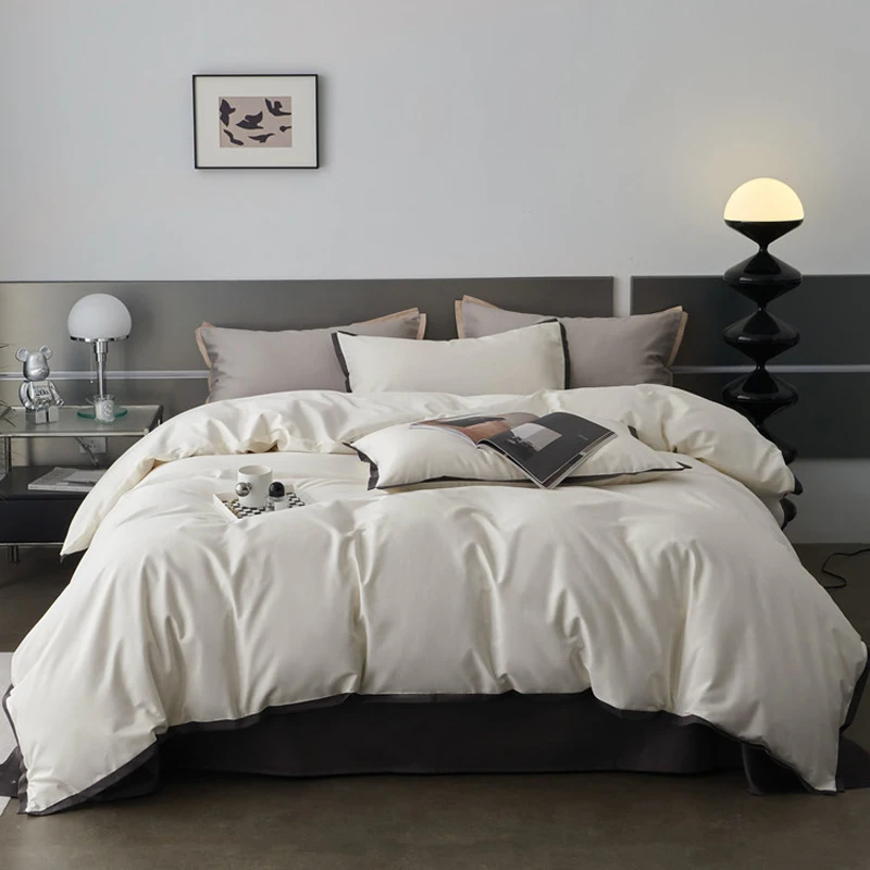 2024 New Four-piece Bedding Simple Cotton Double Household Bed Sheet Letter Pattern Quilt Cover Comfortable Bedding White Gray
2024 New Four-piece Bedding Simple Cotton Double Household Bed Sheet Letter Pattern Quilt Cover Comfortable Bedding White Gray