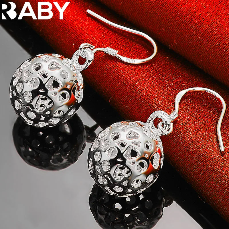 URBABY 925 Sterling Silver Hollow Ball Drape Earrings For Women Drop Earring Fashion Wedding Party Charms Jewelry Accessories
URBABY 925 Sterling Silver Hollow Ball Drape Earrings For Women Drop Earring Fashion Wedding Party Charms Jewelry Accessories