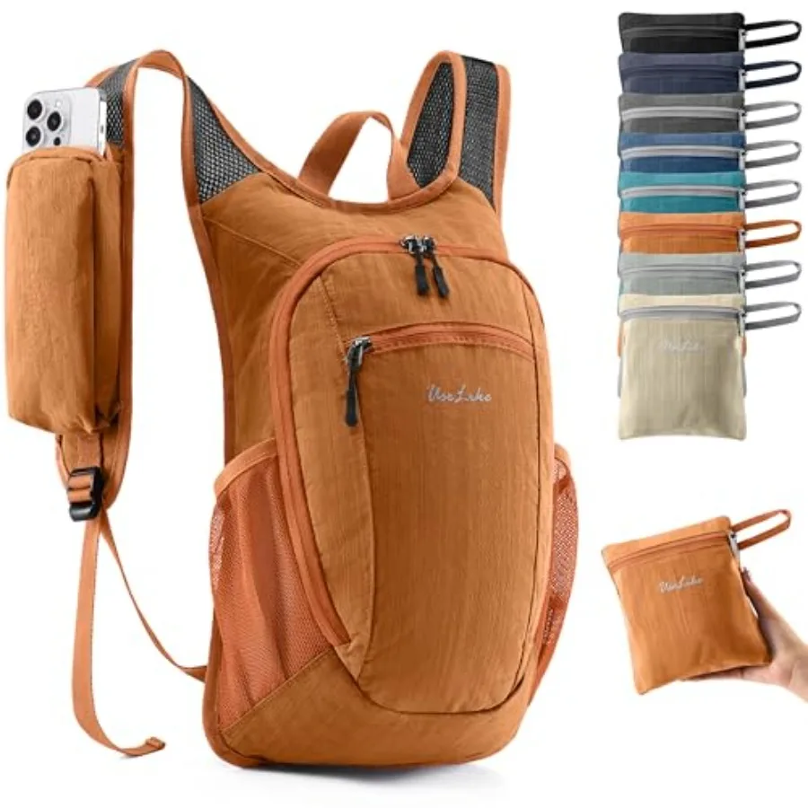 10L Small Hiking Backpack Travel Daypack Lightweight Packable Back Pack for Women Men Orange
10L Small Hiking Backpack Travel Daypack Lightweight Packable Back Pack for Women Men Orange