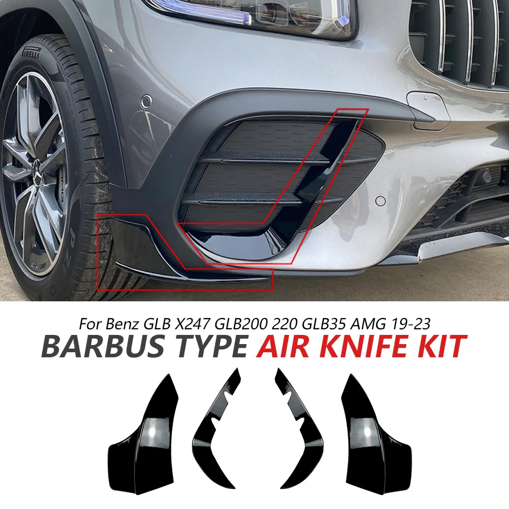 Front Bumper Wind Blade Trim For Benz GLBX247 GLB200 220 GLB35 AMG 2019-2023 Sport Bumper Side Spoiler Trim Auto Accessories
Front Bumper Wind Blade Trim For Benz GLBX247 GLB200 220 GLB35 AMG 2019-2023 Sport Bumper Side Spoiler Trim Auto Accessories