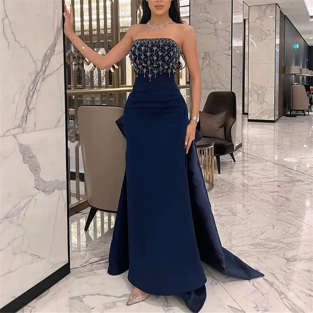 ROYET Strapless Luxury Crystals Luxury Party Evening Dress For Woman Floor Length Sweep Train Prom Gown For Woman Customized New
ROYET Strapless Luxury Crystals Luxury Party Evening Dress For Woman Floor Length Sweep Train Prom Gown For Woman Customized New