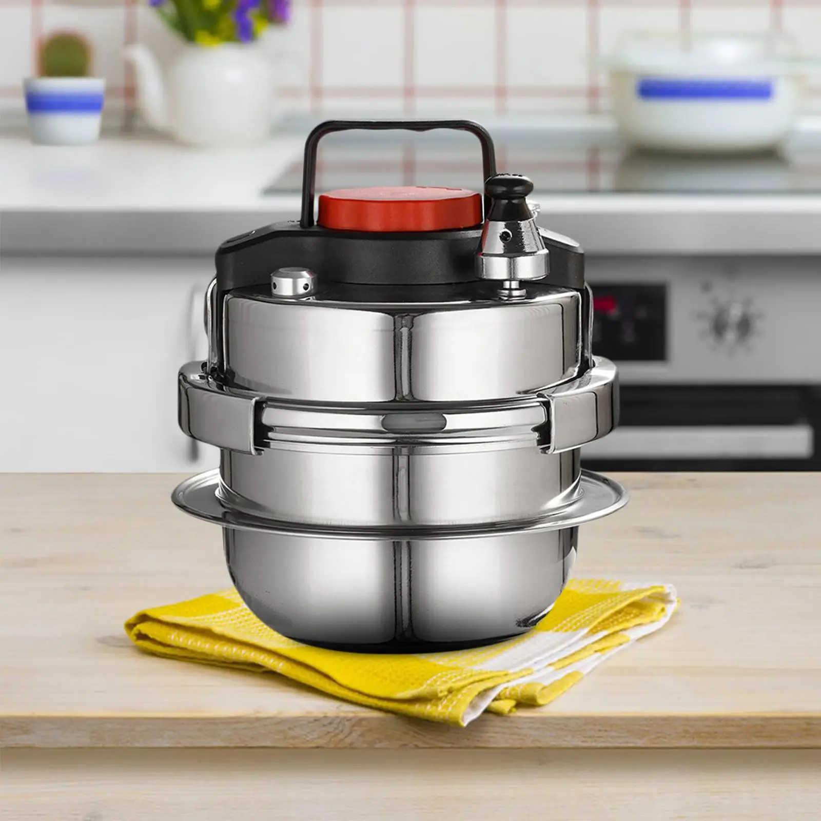 Pressure Cooker Camping Lightweight Cookware Easy to Open and Close Multipurpose 1.4L Non Stick Mini Portable Travel Outdoor Pot
Pressure Cooker Camping Lightweight Cookware Easy to Open and Close Multipurpose 1.4L Non Stick Mini Portable Travel Outdoor Pot