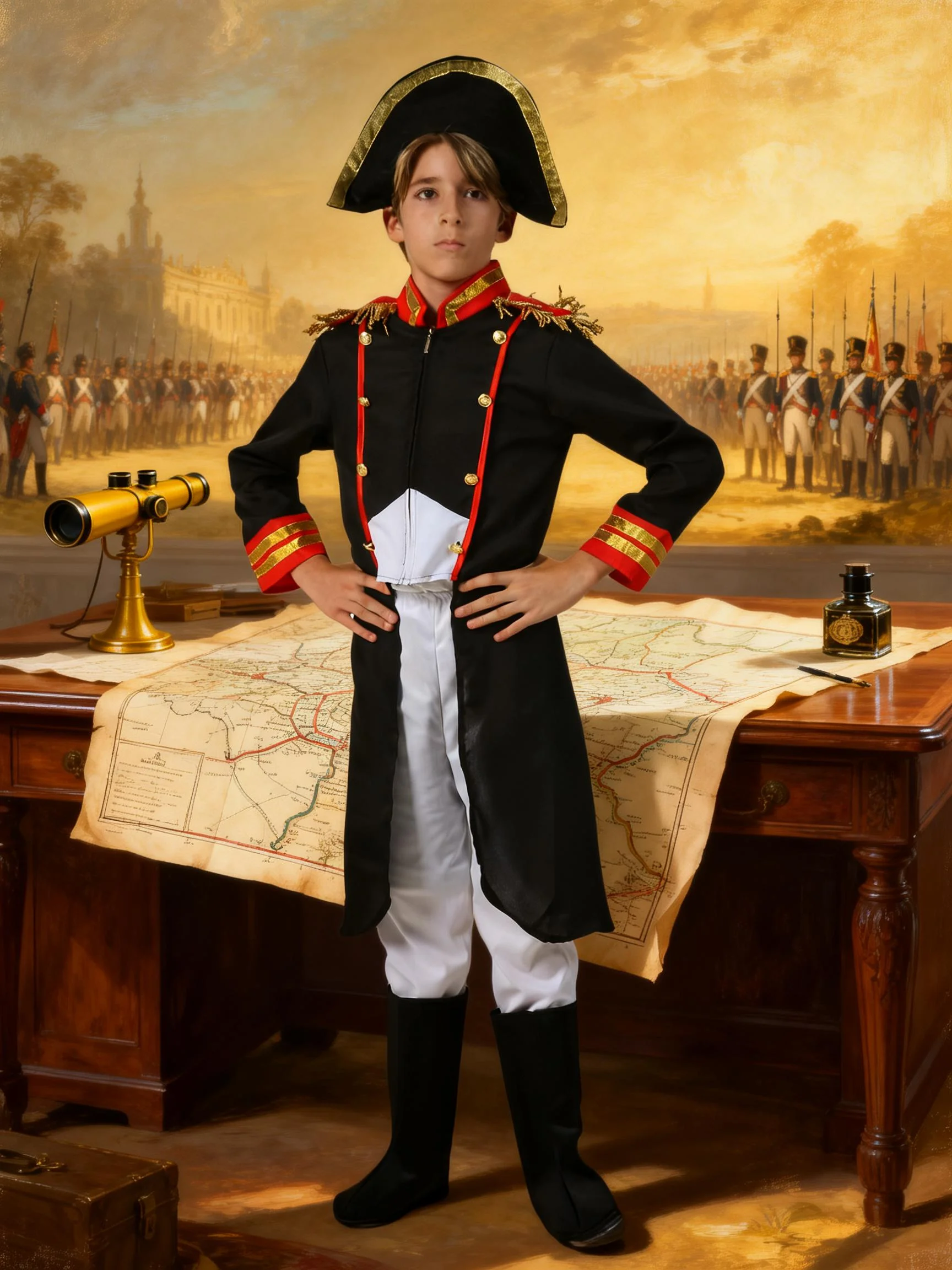 Kids Boys Classic Pirate Captain Costume Set Halloween Fancy Dress Outfit for Carnival Stage Performance Role Play
Kids Boys Classic Pirate Captain Costume Set Halloween Fancy Dress Outfit for Carnival Stage Performance Role Play