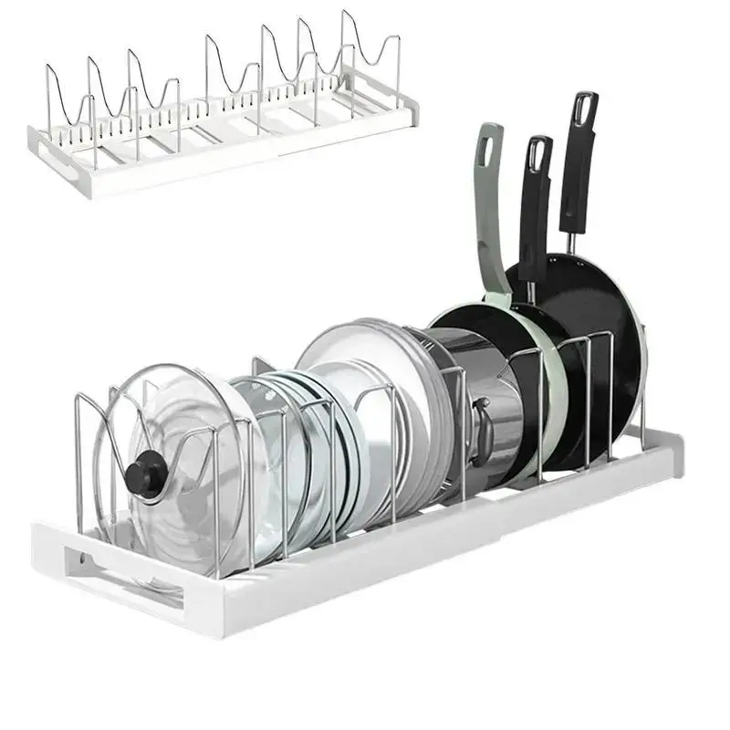 Pot Storage Rack Organizer Cabinet Organizers Expandable Stainless Drying Kitchen Steel Cutting Shelf Cookware Board Pan Shelf
Pot Storage Rack Organizer Cabinet Organizers Expandable Stainless Drying Kitchen Steel Cutting Shelf Cookware Board Pan Shelf