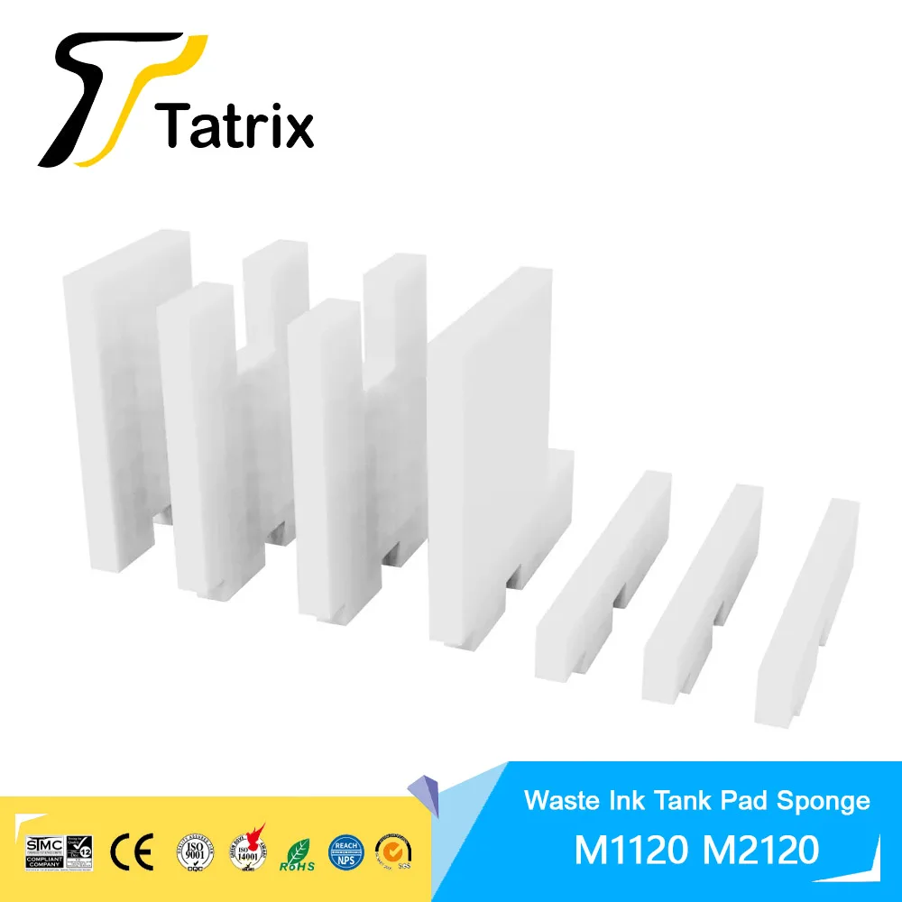 Tatrix Compatible M1120 M2120 Waste Ink Tank Pad Sponge for Epson M1100/M1108/M1120/M1128/M1129/M2120/M2128/M2129 Printer
Tatrix Compatible M1120 M2120 Waste Ink Tank Pad Sponge for Epson M1100/M1108/M1120/M1128/M1129/M2120/M2128/M2129 Printer