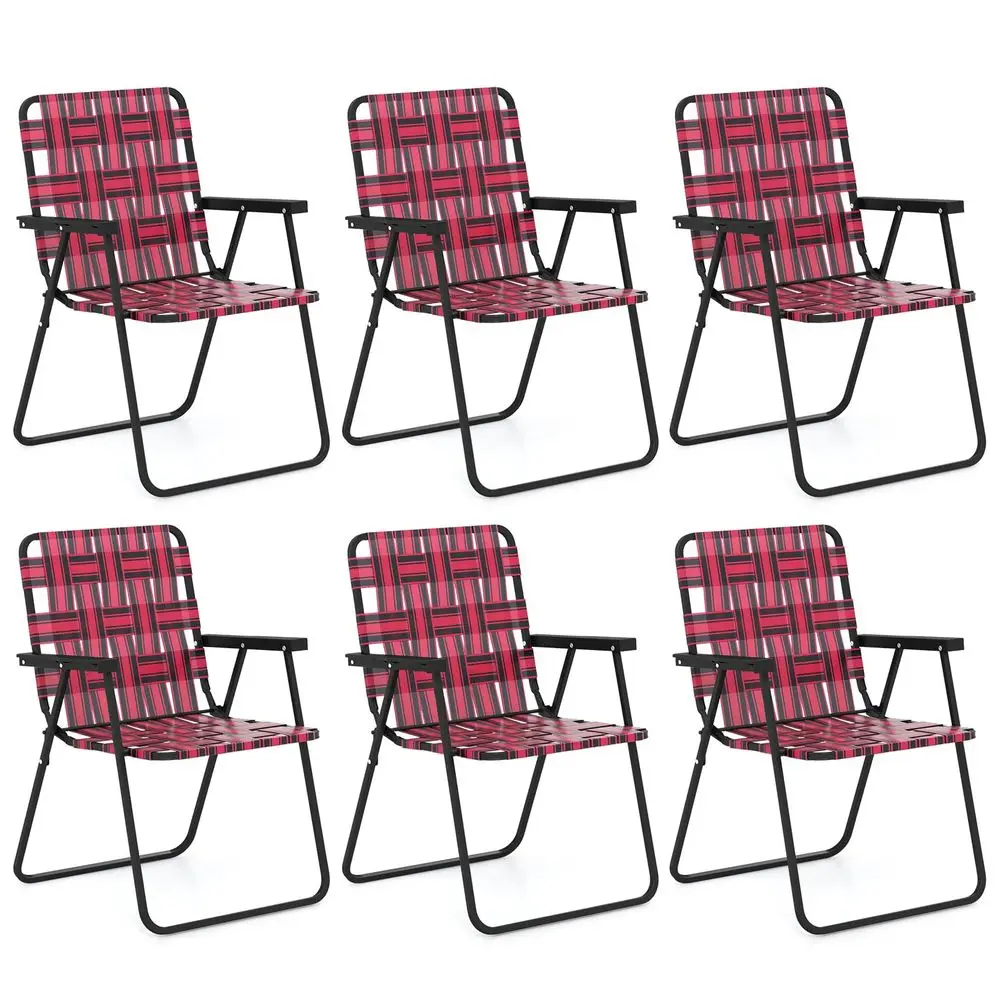 Folding Chair, Patio Lawn Chair Set with Armrest, Indoor Outdoor 4 Pack Webbed Lightweight Dinning Chair, Portable Beach Chair
Folding Chair, Patio Lawn Chair Set with Armrest, Indoor Outdoor 4 Pack Webbed Lightweight Dinning Chair, Portable Beach Chair