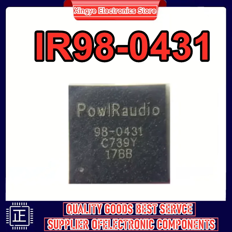 5 шт. оригинальных новых чипов IR98-0431 98-0431 QFN PowIRaudio, QFN в наличии.
5 шт. оригинальных новых чипов IR98-0431 98-0431 QFN PowIRaudio, QFN в наличии.