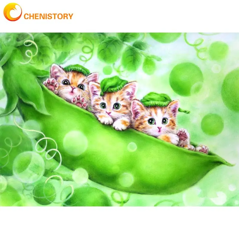 Картина маслом по номерам для взрослых CHENISTORY, рисование по номерам с изображением милого кота, настенное Искусство ручной работы с рамкой для детей
Картина маслом по номерам для взрослых CHENISTORY, рисование по номерам с изображением милого кота, настенное Искусство ручной работы с рамкой для детей