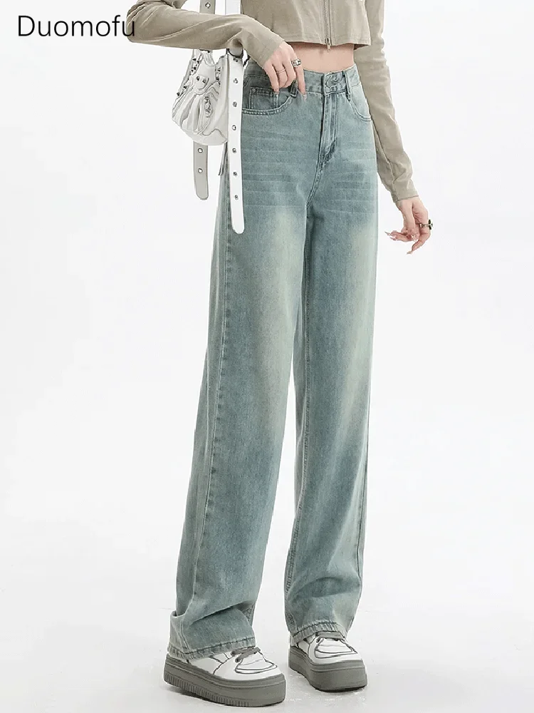 Duomofu Spring Vintage Chic High Waist Slim Women Jeans Classic Washed Simple Distressed Fashion Full Length Loose Female Jeans
Duomofu Spring Vintage Chic High Waist Slim Women Jeans Classic Washed Simple Distressed Fashion Full Length Loose Female Jeans