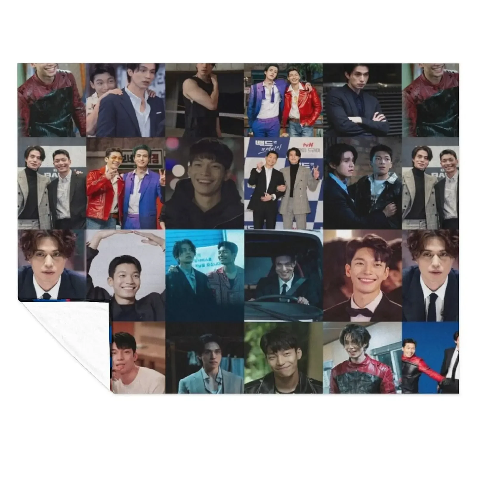 Lee Dong Wook and Wi Ha Joon Throw Blanket Soft Plush Plaid Beautifuls Custom Kid'S Blankets 
Lee Dong Wook and Wi Ha Joon Throw Blanket Soft Plush Plaid Beautifuls Custom Kid'S Blankets