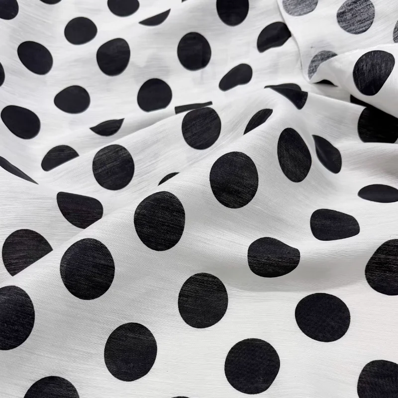 Black Polka Dots Linen Fabric Breathable Drape Vintage Skirt Womens Summer Dress Handmade Sewing DIY Home Craft Material Spring
Black Polka Dots Linen Fabric Breathable Drape Vintage Skirt Womens Summer Dress Handmade Sewing DIY Home Craft Material Spring