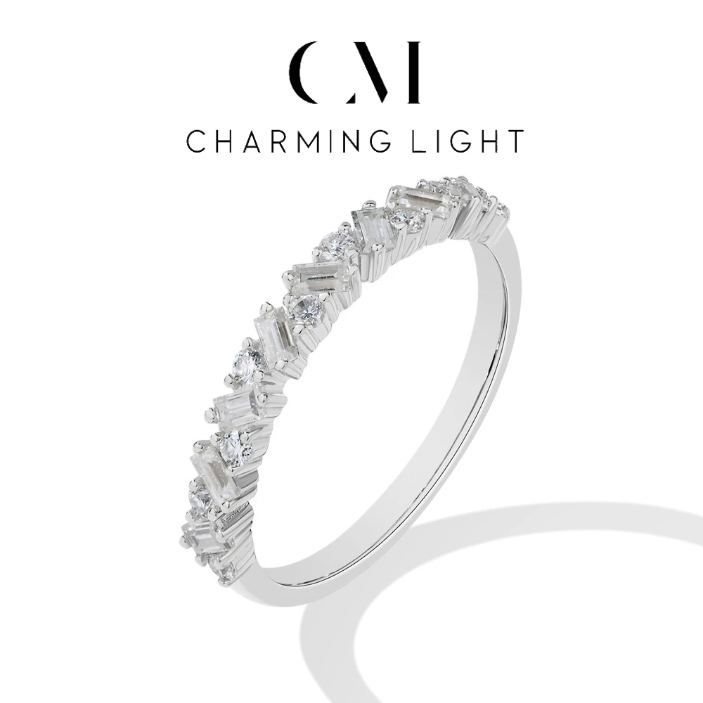 CHARMING Hot Sale Classic Moissanite Rings Sparkling Lab Diamond 925 Sterling Silver for Women Wedding Band Fine Jewelry Gifts
CHARMING Hot Sale Classic Moissanite Rings Sparkling Lab Diamond 925 Sterling Silver for Women Wedding Band Fine Jewelry Gifts