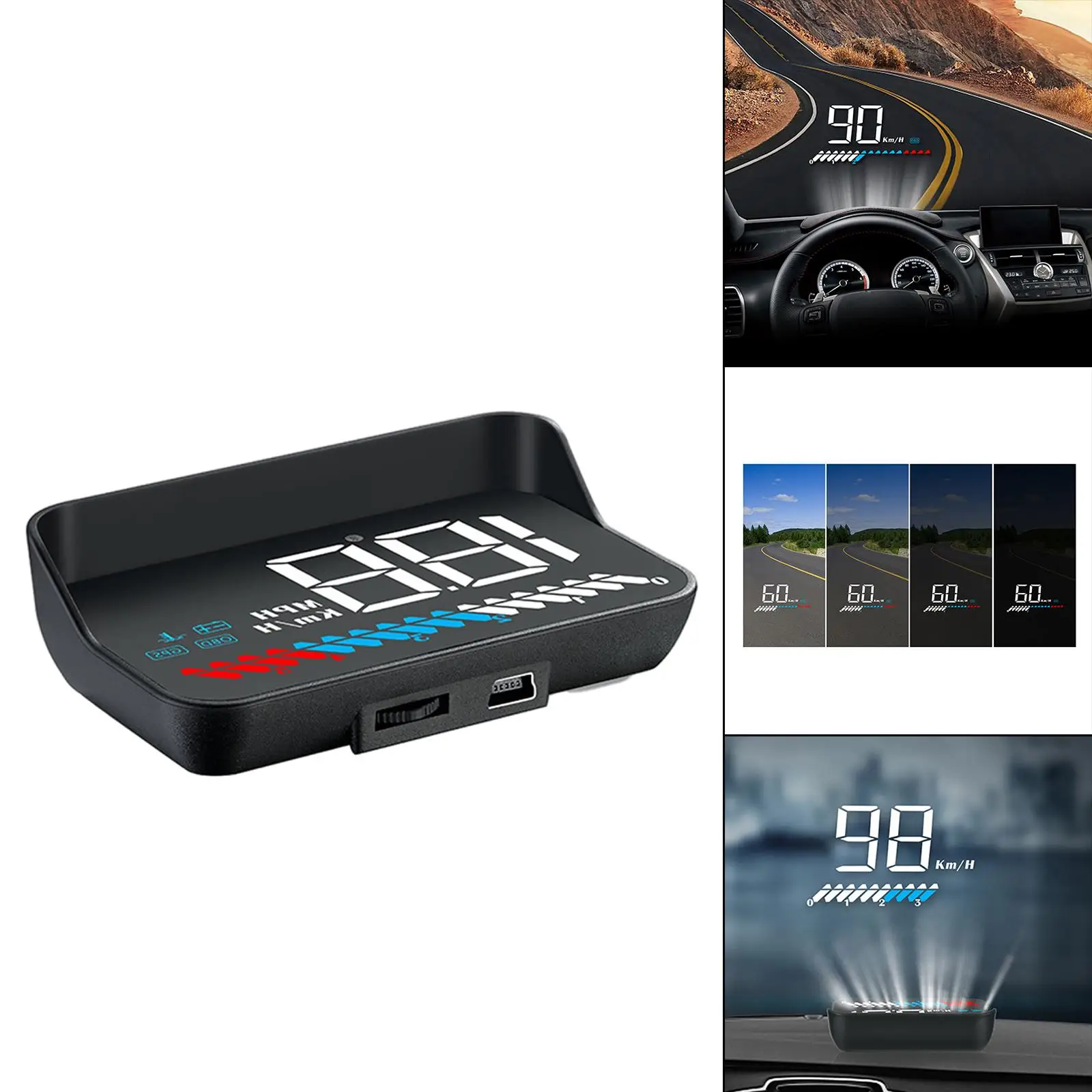 Многофункциональная автомобильная система проектора HUD OBD2 для безопасного вождения в поездках
Многофункциональная автомобильная система проектора HUD OBD2 для безопасного вождения в поездках