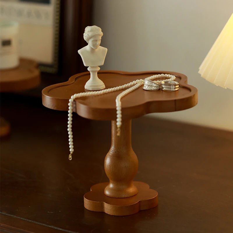 Retro Bamboo and Wood Jewelry Storage Tray Home Bedroom Entrance Key Incense Decoration Plate Table Top High Foot Display Stand
Retro Bamboo and Wood Jewelry Storage Tray Home Bedroom Entrance Key Incense Decoration Plate Table Top High Foot Display Stand