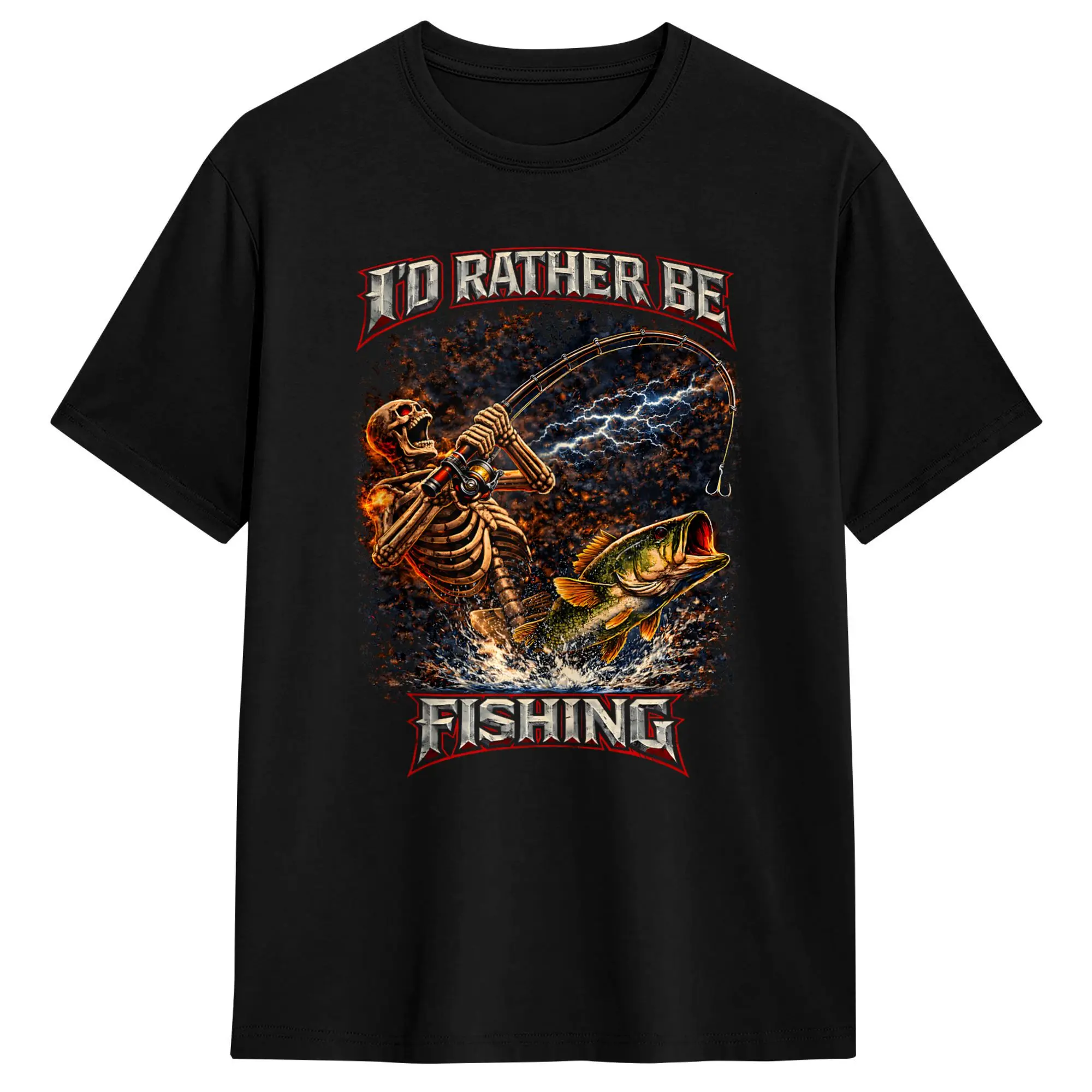 Vintage Fishing Skeleton Fish Heavy Rock Music T-Shirt Men Awesome Cotton Tee Shirt O Neck Short Sleeve T Shirts Printing Tops
Vintage Fishing Skeleton Fish Heavy Rock Music T-Shirt Men Awesome Cotton Tee Shirt O Neck Short Sleeve T Shirts Printing Tops